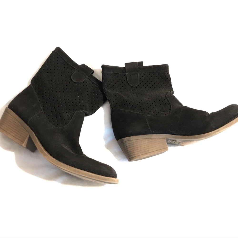 Black Rampage Ankle Boots